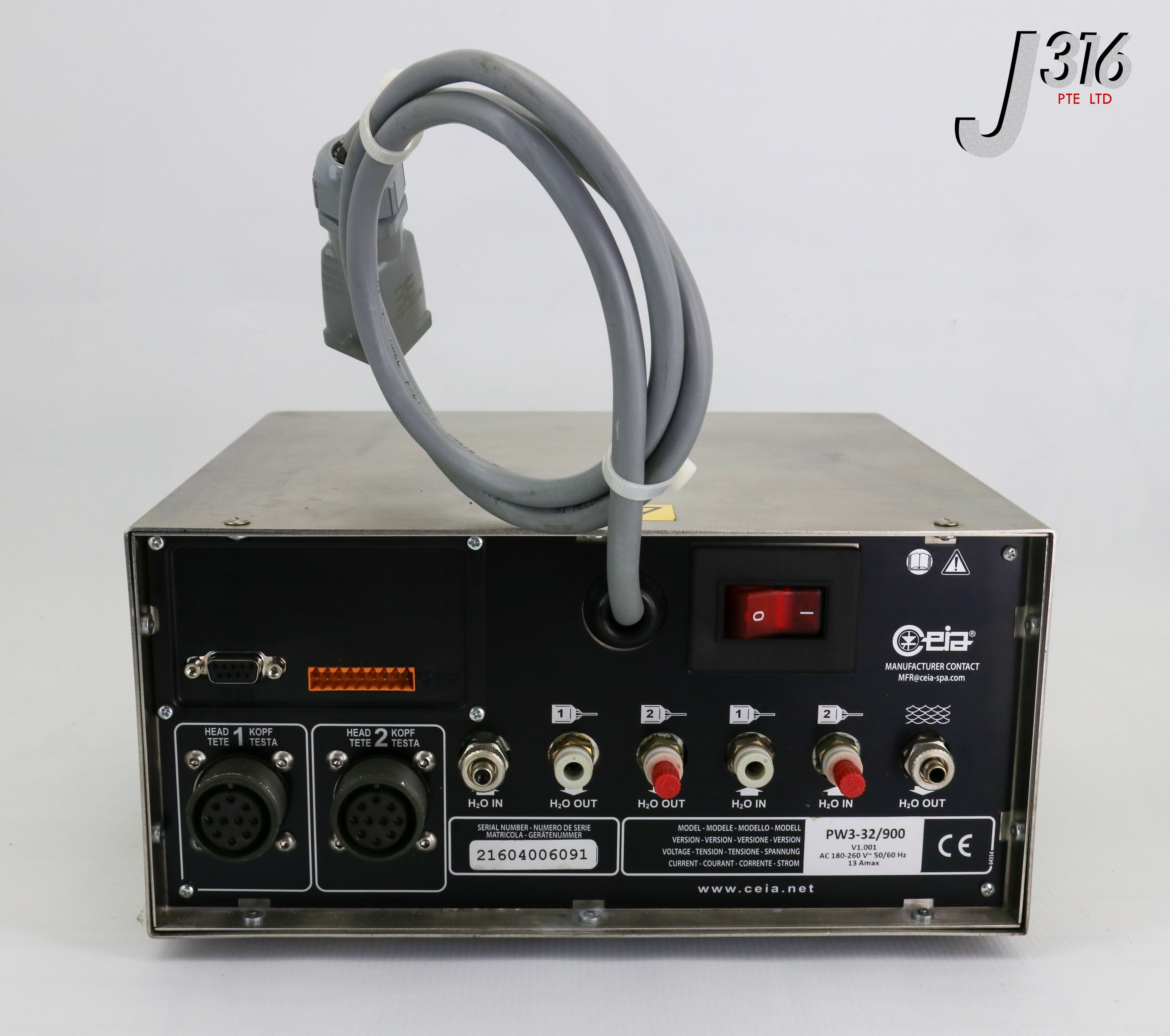 『N』 25596 CEIA POWER CUBE 32/900 MICROPROCESSOR CTLR INDUCTIVE HTR PW3